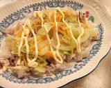 温野菜サラダと目玉焼きのっけご飯作り方9写真