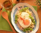 温野菜サラダと目玉焼きのっけご飯作り方11写真