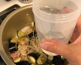 活躍常備菜☆ナスとキノコのトマト煮込み作り方7写真