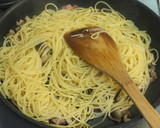 なめたけで！簡単和風きのこパスタ♡作り方4写真