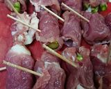 グリーンアスパラの豚ヒレ巻きあげ作り方3写真