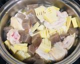 春たけのこと鶏肉の煮物作り方3写真