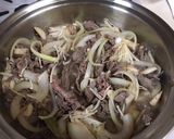 春野菜入りビーフストロガノフ作り方1写真
