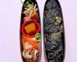 春のガーリー海苔弁当 簡単 4月弁当作り方4写真
