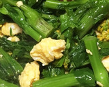 菜の花と炒り卵の和えもの作り方2写真