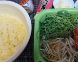節約！もやしと豆苗の味噌バター和風炒飯作り方4写真