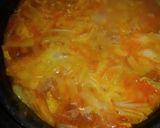 キムチチゲ風卵&チーズ味作り方3写真