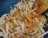 節約！もやしと豆苗の味噌バター和風炒飯作り方7写真