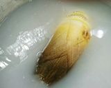 自家製かつお醤油で筍と空豆の炊き込みご飯作り方2写真