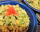 節約!もやしと豆苗の味噌バター和風炒飯作り方23写真