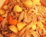 野菜の甘みだけで★ストウブで肉じゃが作り方6写真