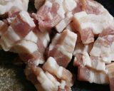 小松菜と豚バラ肉の豚骨味風♡玉子とじ♪作り方2写真