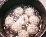 鶏胸ひき肉団子のあんかけ作り方2写真