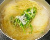 セルバチコ(ルッコラ)の納豆パスタ作り方2写真