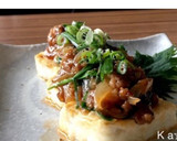 ［豆腐ステーキ 豚挽肉 玉葱あん ］作り方11写真
