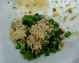 ごはんが進む♥いんげんと葉わさびの和え物作り方6写真