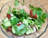 タイ風☆トマトとパクチーのサラダ作り方3写真