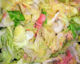 春キャベツとたらこのズボラ炒め煮びたし風作り方3写真