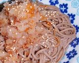 冷やし蕎麦（乾麺）・ごま油とかつお醤油味作り方9写真