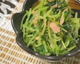 簡単！レンジで豆苗のツナ梅しそ和え作り方6写真