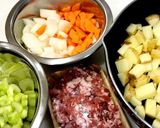 新じゃがと粗挽き肉のカレー♡時短♪絶品♡作り方1写真