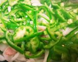 ☆たけのこベーコンピーマンのみそいため☆作り方5写真