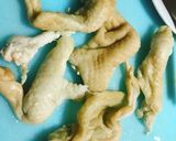 サクサク！居酒屋定番おつまみ☆鶏皮ポン酢作り方3写真