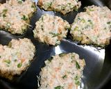 簡単！豆苗入りカリッふわモチ♡大根もち作り方7写真