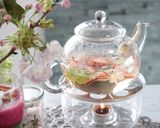 桜の花びらとイチゴのハーブティー作り方4写真