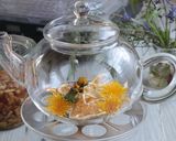 タンポポの花とドライフルーツハーブティー作り方4写真