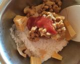 納豆とたけのこのケチャップまぜご飯作り方2写真