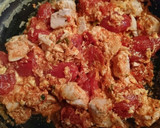 トマト炒めの卵とじ作り方5写真