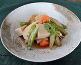 レンジで簡単！たけのこと高野豆腐の煮物作り方6写真