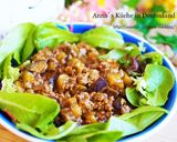 簡単！ピリ辛旨♡コロコロ茄子の麻婆ナス作り方6写真