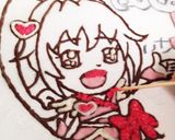 パパ特製！プリキュアバースデーケーキ。作り方4写真