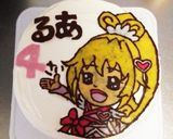 パパ特製！プリキュアバースデーケーキ。作り方9写真