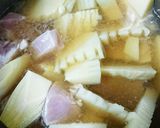 自家製醤油で新筍と鳥胸肉のサッパリ煮作り方2写真