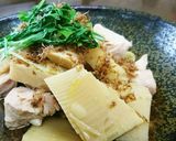 自家製醤油で新筍と鳥胸肉のサッパリ煮作り方5写真