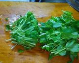 豆苗のサラダ作り方1写真