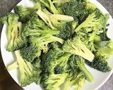 薄切り肉(こま肉)とブロッコリーの炒め物作り方1写真
