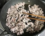 薄切り肉(こま肉)とブロッコリーの炒め物作り方4写真