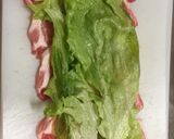 葉っぱ重ねて嵩増し肉巻きミルフィーユ！作り方3写真