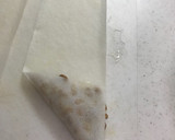 からし醤油で旨っ！☆納豆の三角春巻き作り方5写真