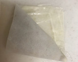 からし醤油で旨っ！☆納豆の三角春巻き作り方8写真