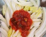 白菜芯サルサ☺️サラダ作り方1写真