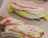 豚バラ塩こうじ白菜巻き巻き作り方7写真