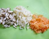 おにぎらず！筍ご飯☆おにぎりコロコロ作り方1写真