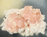 鶏そぼろと玉子のとろとろスープ作り方1写真