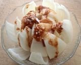 丸ごとレンチン玉ねぎ♪ゴマ味噌味作り方4写真