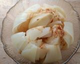丸ごとレンチン玉ねぎ♪ゴマ味噌味作り方6写真
